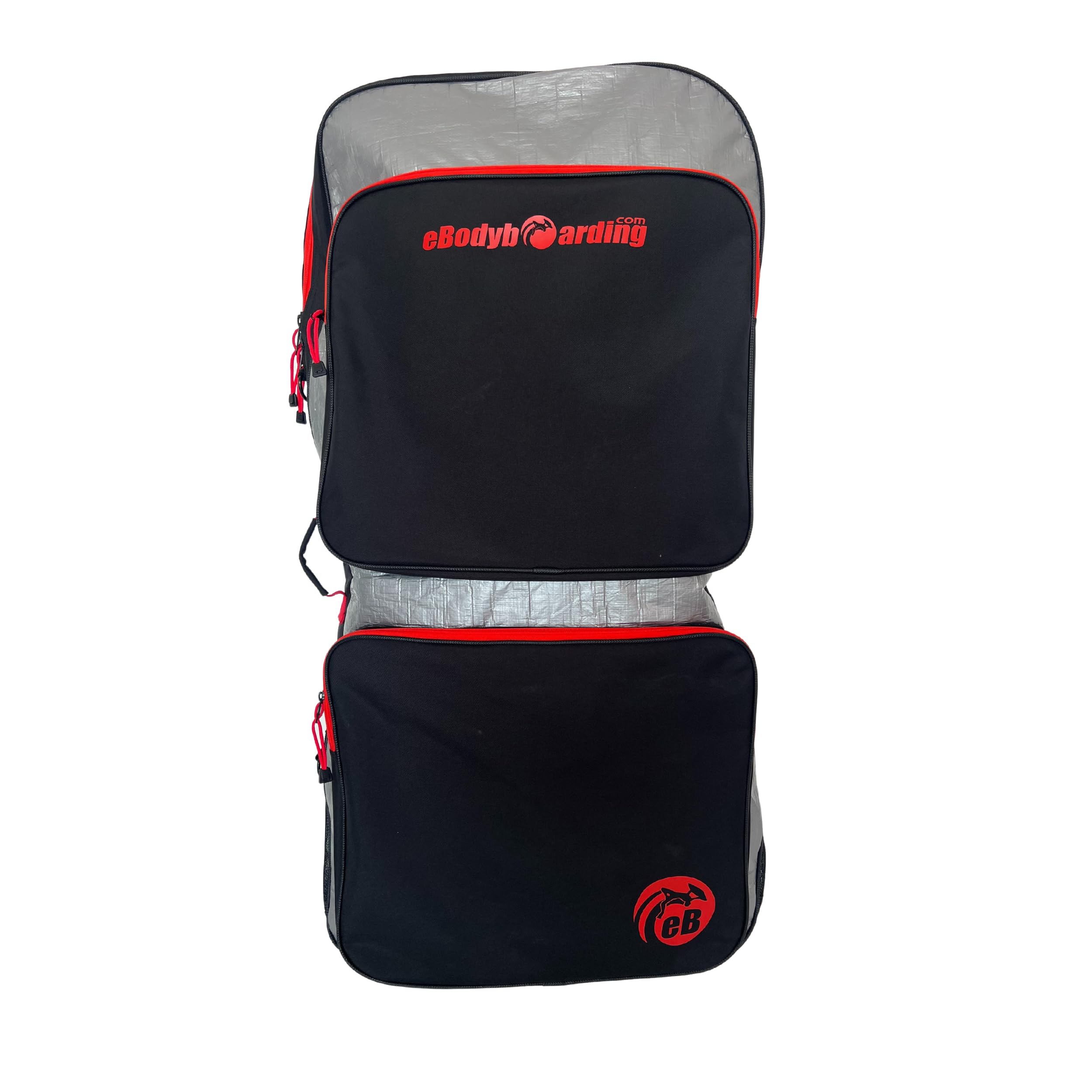 Double Padded Reflector Backpack - Waterproof Travel Bodyboard Carrier with Wet/Dry Compartments | Perfect for Surfing, Beach Trips & Outdoor Adventures