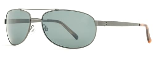 Dark Gun Metal Silver Brown