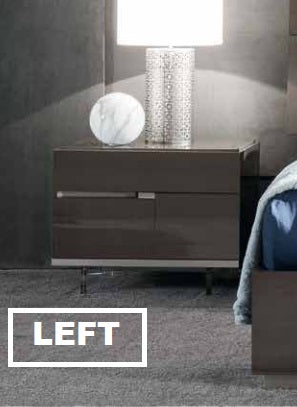 ALF ATHENA BEDROOM COLLECTION - Modern Luxury Bedroom Furniture Set with Nightstand & Dresser - Perfect for Master Bedroom, Guest Room & Apartment Decor
