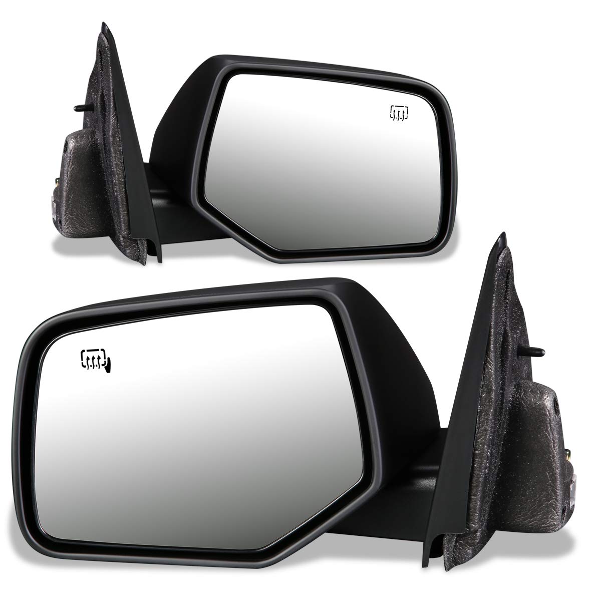 Auto Dynasty MA1320164 MA1321164 Pair OE Style Powered & Heated Side View Mirrors - Compatible with 2009-2011 Mazda Tribute | Replacement for Foggy/Broken Mirrors | Enhanced Visibility & Safety for Night/Rain Driving
