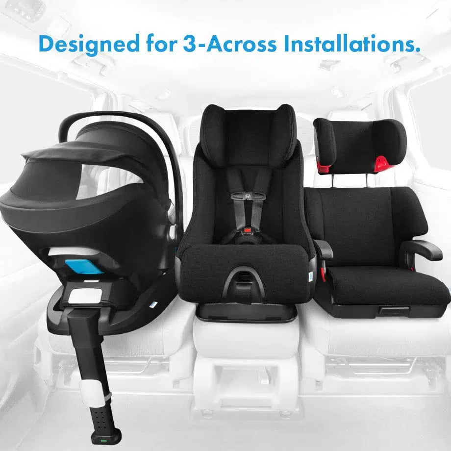 Clek Liing Infant Car Seat - Flame Retardant Free, Lightweight & Safe Baby Car Seat for Newborns | Latte Ziip Color | Perfect for City Driving, Travel & Everyday Use