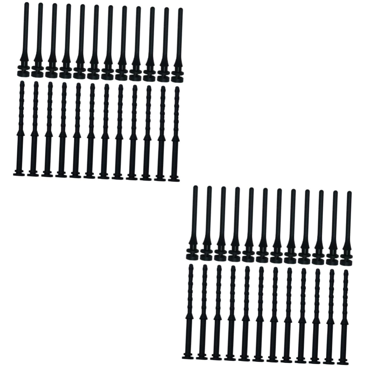 WATIIFUFU 48 Pcs Shock-Absorbing Rubber Screws - Anti-Vibration Computer Case Mounting Hardware for DIY PC Build, Fan Installation & Noise Reduction - Perfect for Gaming Rigs and Workstations