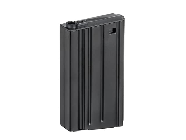 CYMA 130 Round Mid Cap Magazine for SR25 Airsoft Replicas - Durable Metal Airsoft Magazine for Tactical Training & Outdoor Shooting Games