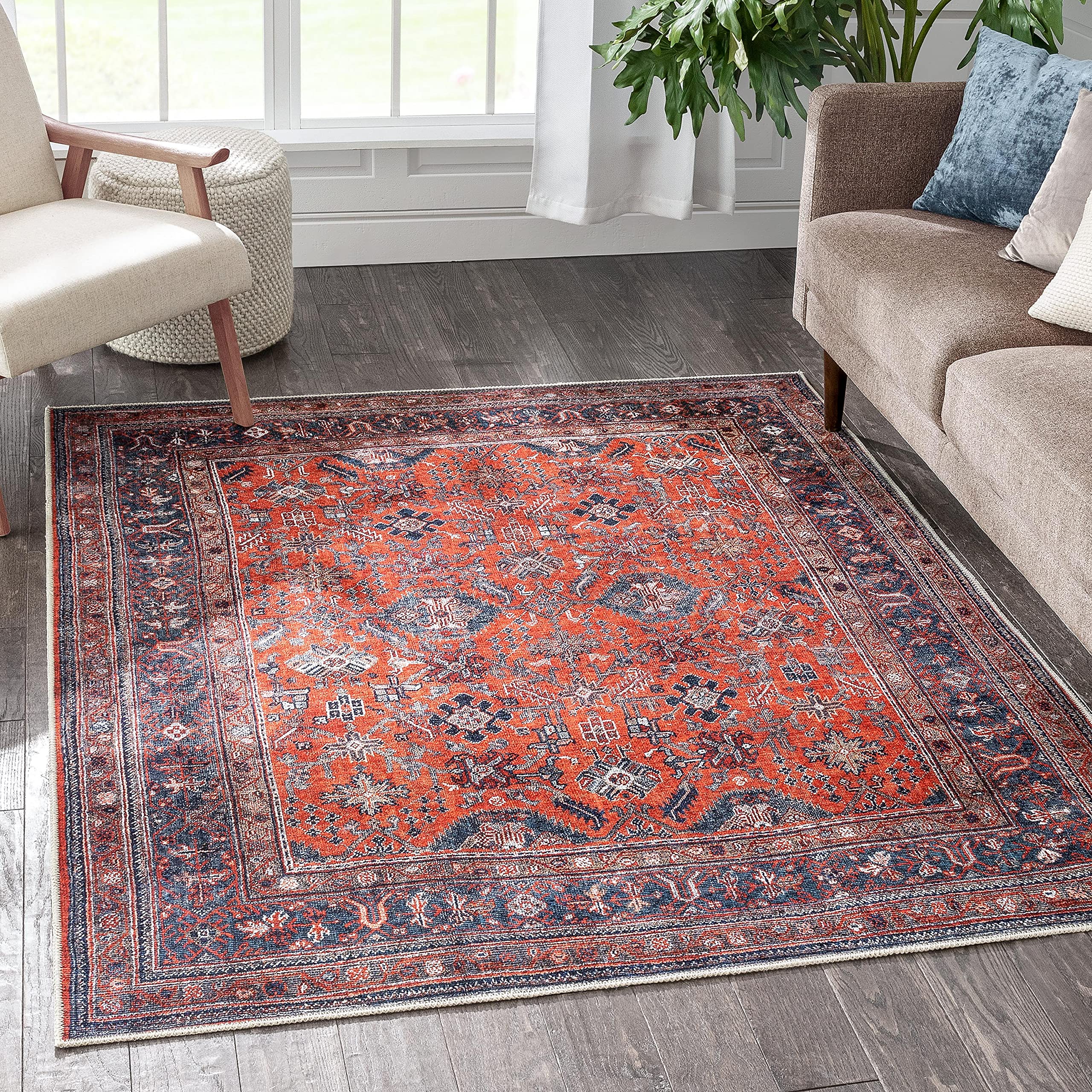 Well Woven Dahlina Vintage Oriental Area Rug 9'10