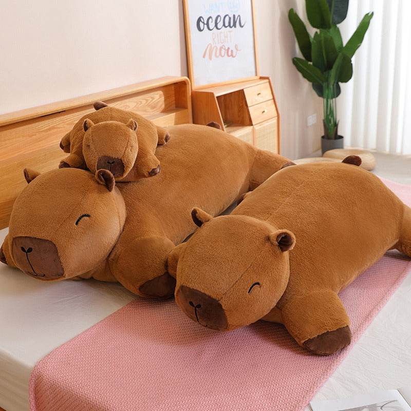 World's Largest Capybara Plush Stuffed Animal - 4.5 Foot Giant Capybara Plush Toy for Kids & Adults - Perfect for Cuddling, Room Decor, and Unique Gifts