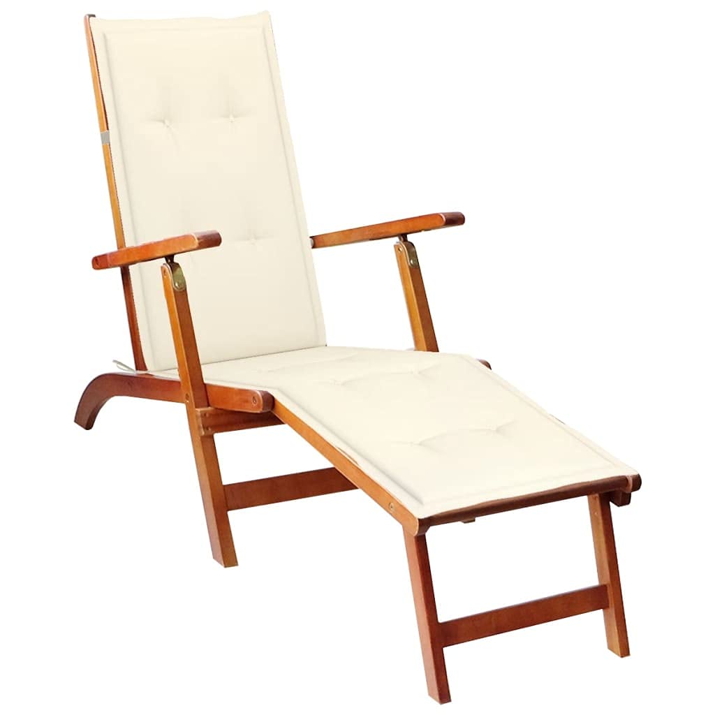 Premium Outdoor Deck Chair Cushion - 29.5