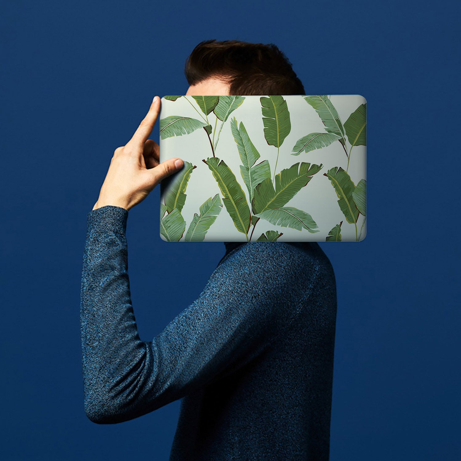 Premium Green Leaves Pattern Surface Laptop Case - Slim Protective Cover for Microsoft Surface Laptop (1-5) | Perfect for Work, Travel & School Accessories