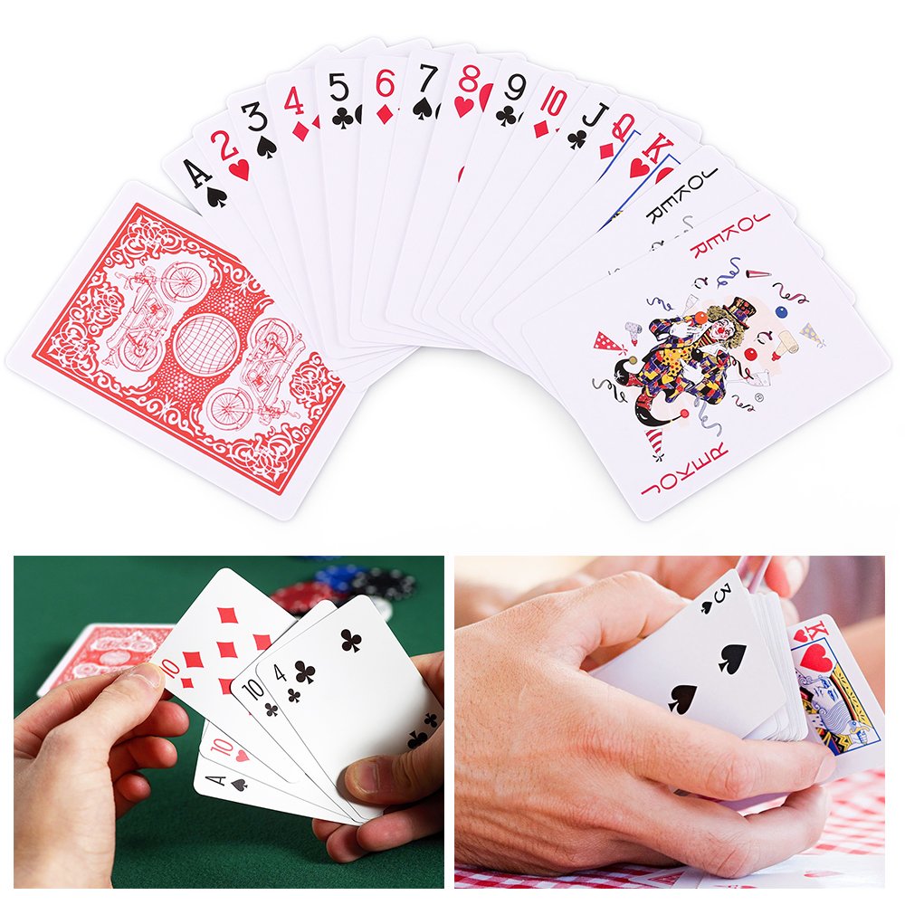LotFancy Bulk Playing Cards - 144 Decks (72 Blue & 72 Red) Poker Size Standard Index, Casino Grade Cards for Blackjack, Euchre, Canasta - Perfect for Casino Nights, Poker Parties, Family Game Nights & Card Magic Tricks