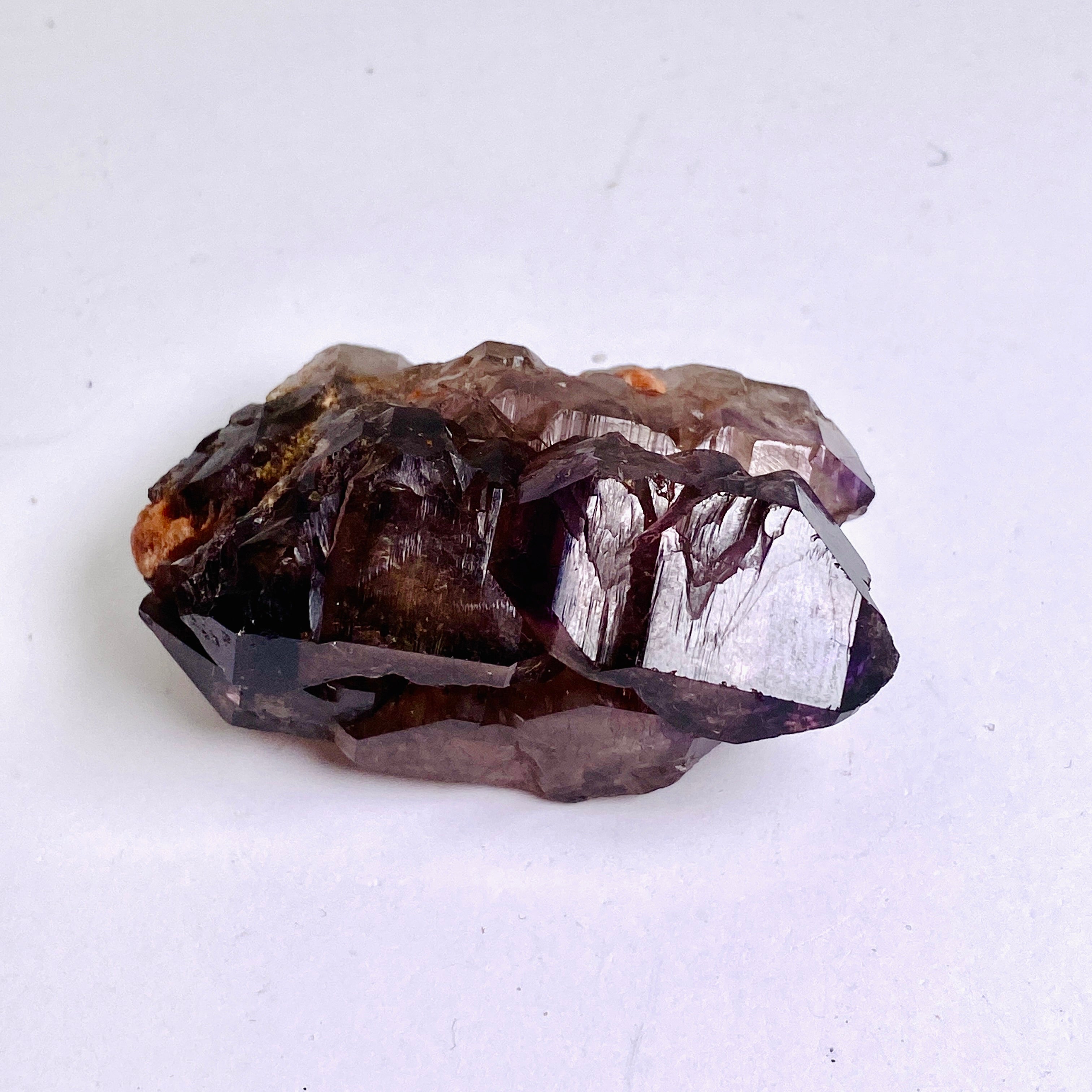 Natural Smokey Amethyst Elestial Crystal with Unique Inclusions - Similar to Super Seven & Brandberg (CR3725) - Perfect for Meditation, Energy Healing & Crystal Collection