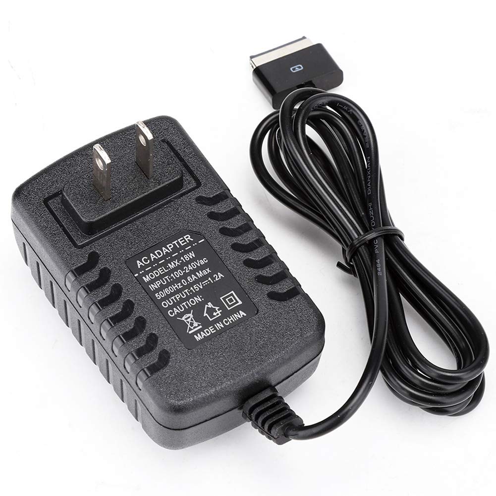 ASIXSIX Tablet Power Adapter - 18W Fast Charging AC Adapter for ASUS Tablets | FCC Certified | Anti-Interference Technology | Perfect for Home, Office & Travel Charging (Black)