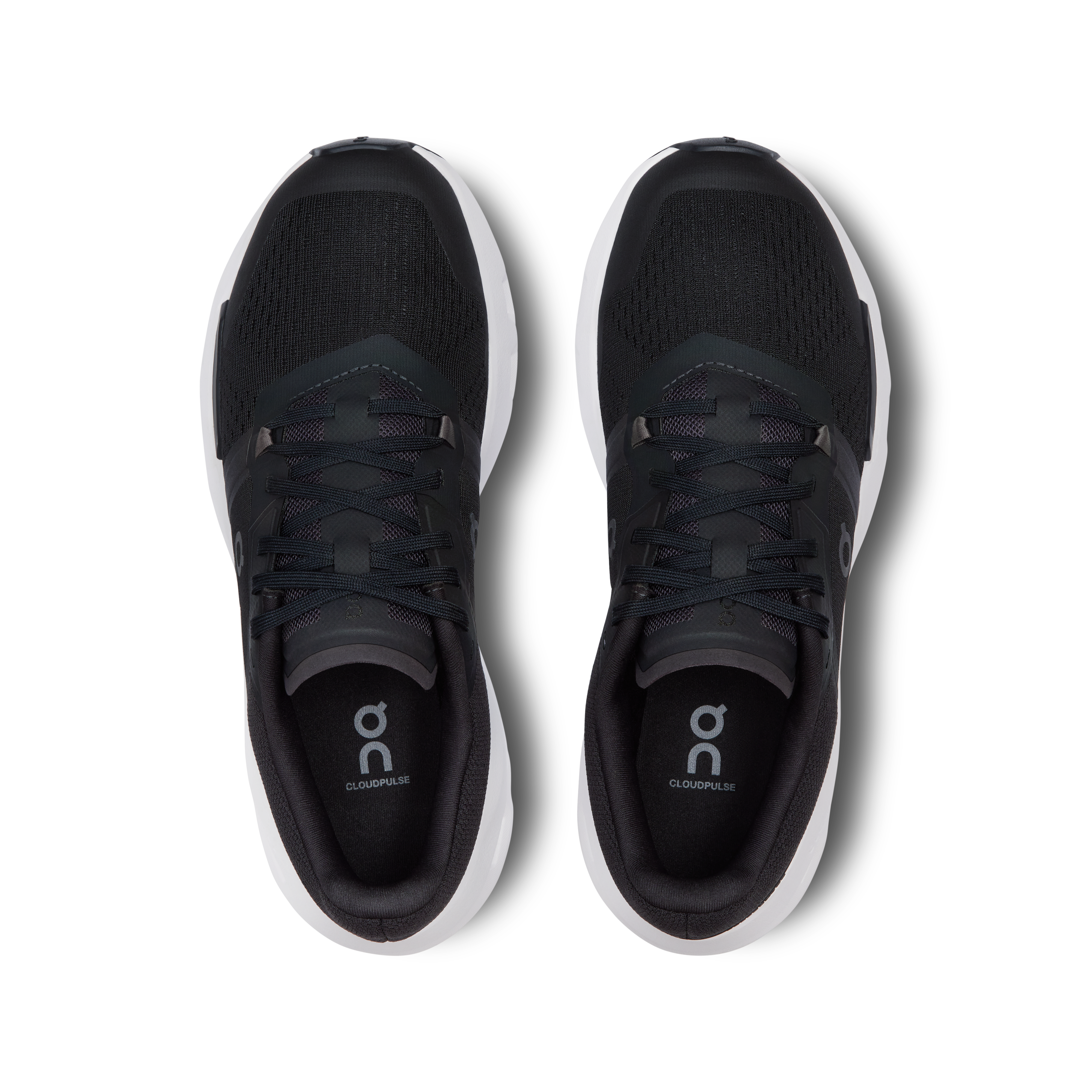 On Running Women's Cloudpulse Running Shoes - Lightweight & Breathable Black/White Sneakers for Jogging, Gym Workouts & Daily Wear