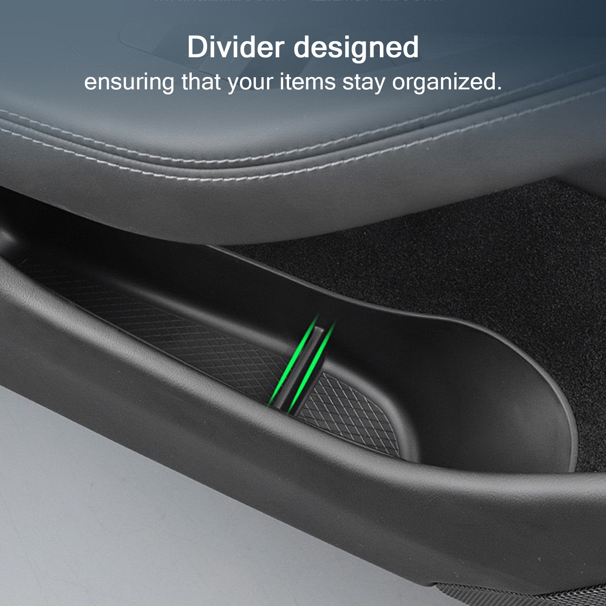 Tesla Model 3 Highland 2024+ Door Side Storage Organizer Box - Premium Car Accessories for Phone, Keys & Small Items - Perfect for Road Trips & Daily Commute