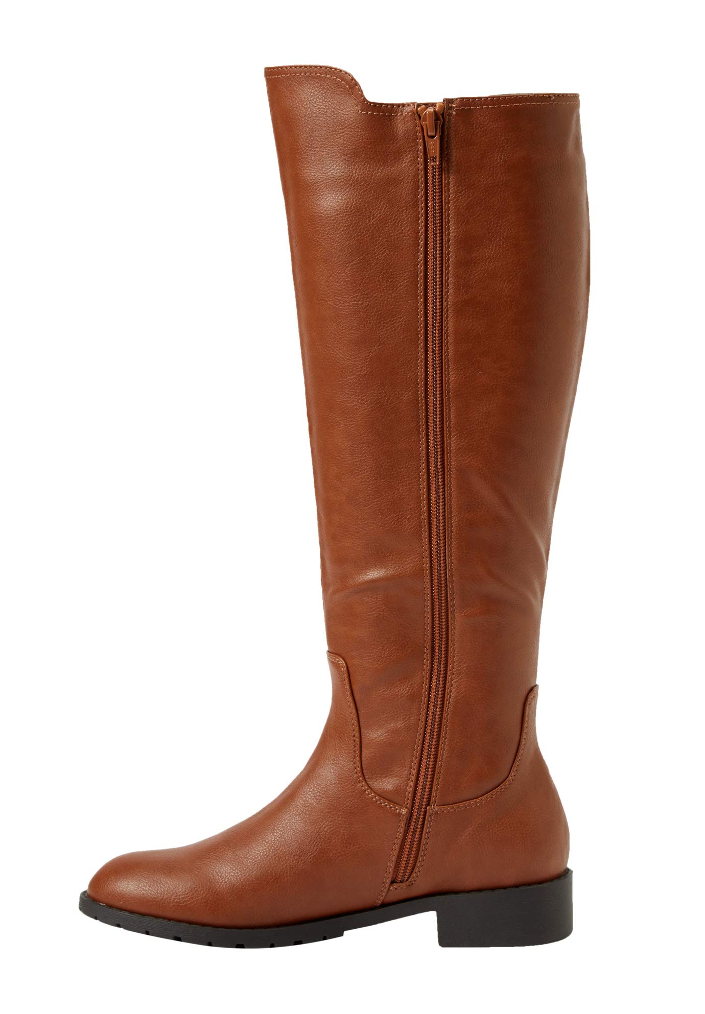 Comfortview Women's Wide Width The Milan Wide Calf Boot - Stylish & Comfortable Knee High Boots for Wide Calves | Perfect for Work, Office & Winter Fashion