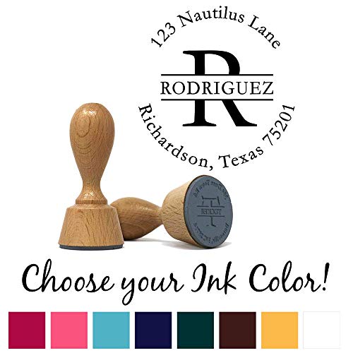 European Hand Stamp With Ink Pad - Pigment Colors