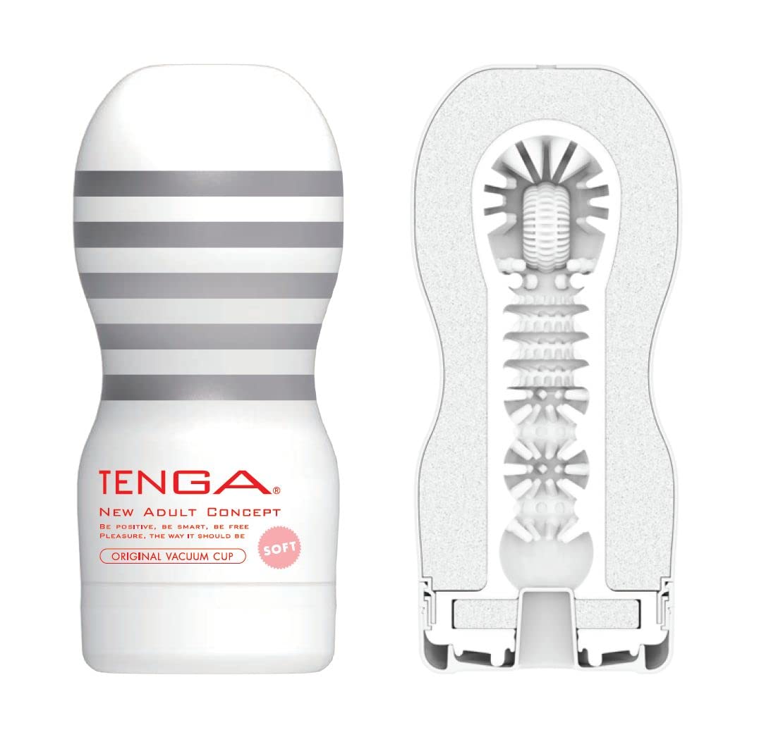 TENGA ORIGINAL VACUUM CUP GENTLE - Premium Male Pleasure Device for Discreet Solo Use - Perfect for Home Relaxation & Stress Relief