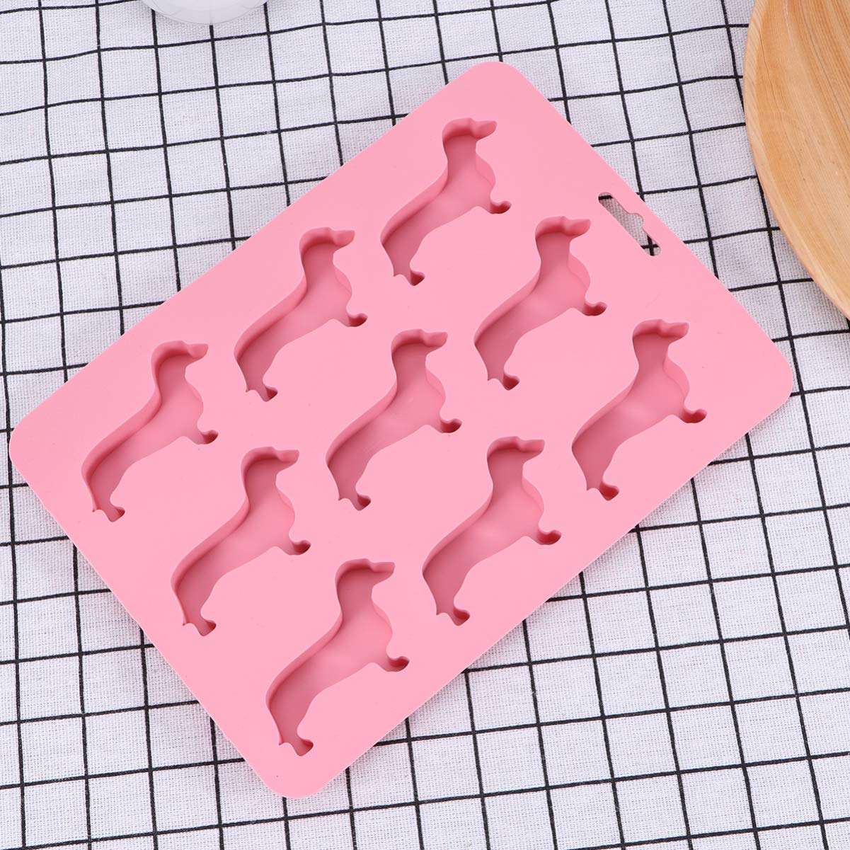 DOITOOL Dog Silicone Mold for Ice Cubes, Treats, Jelly, Soap Making - DIY Chocolate & Cookie Molds - Creative Cartoon Chewing Gum Ice Tray - Perfect for Pet Treats, Baking, Crafts & Party Decorations