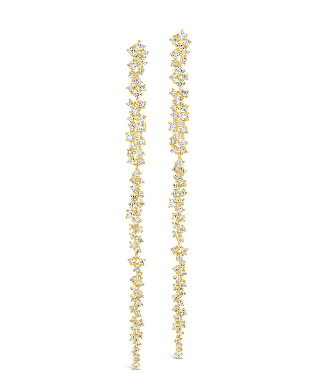 Audrina CZ Drop Earrings for Women - Elegant Cubic Zirconia Dangle Earrings for Party, Wedding & Evening Wear