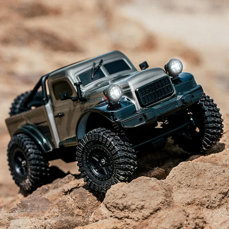 JJRC C8813 4WD 2.4GHz Remote Control Rock Crawler Truck - Off-Road RC Car with Climbing Ability for Kids & Adults | Perfect for Backyard Adventures, Trail Crawling & Off-Road Racing