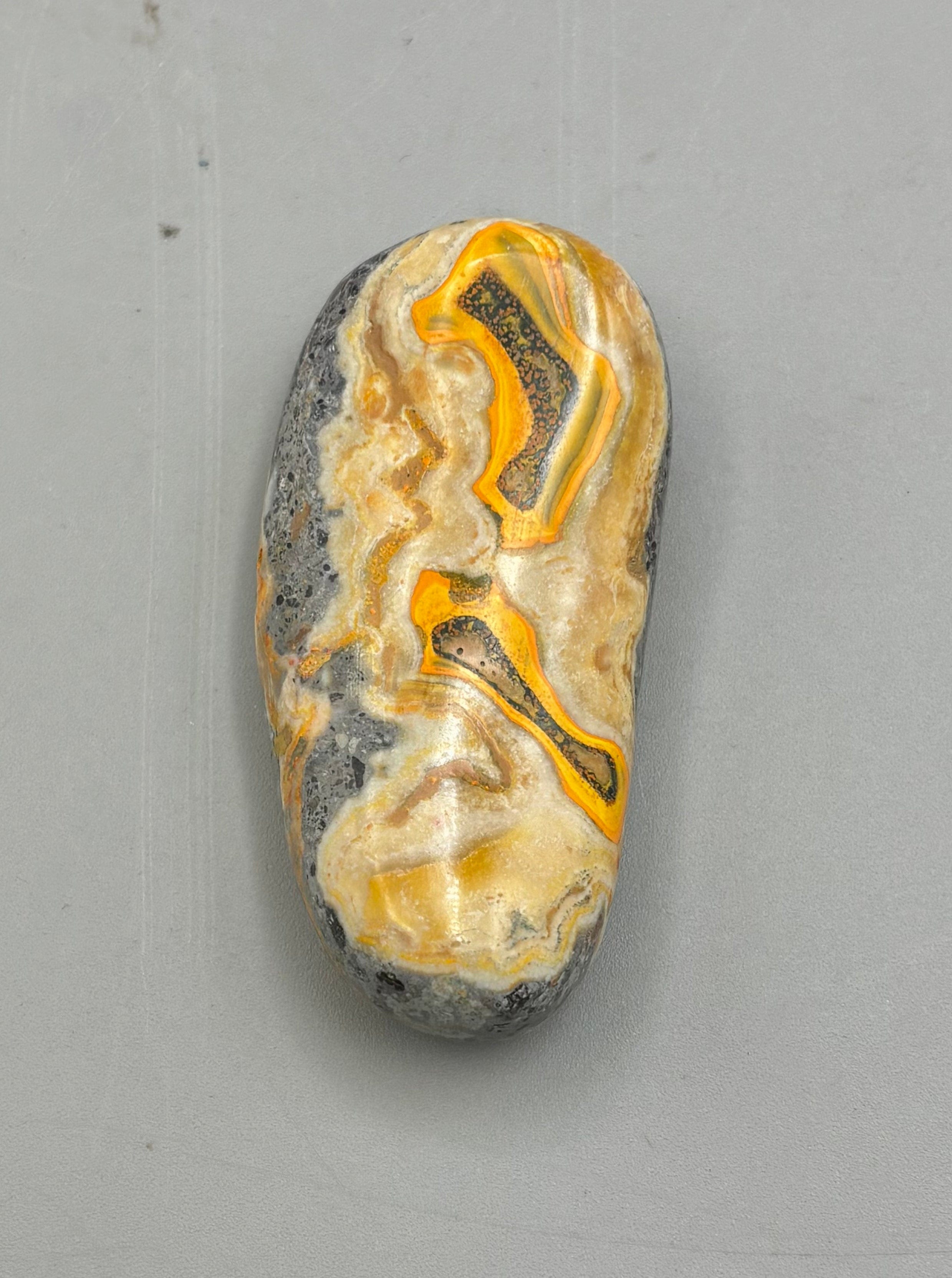 Bumble Bee Jasper Stone Specimen - Natural Yellow and Black Gemstone for Collectors, Jewelry Making, and Home Decor | Perfect for Crystal Healing, Meditation, and Gift Giving