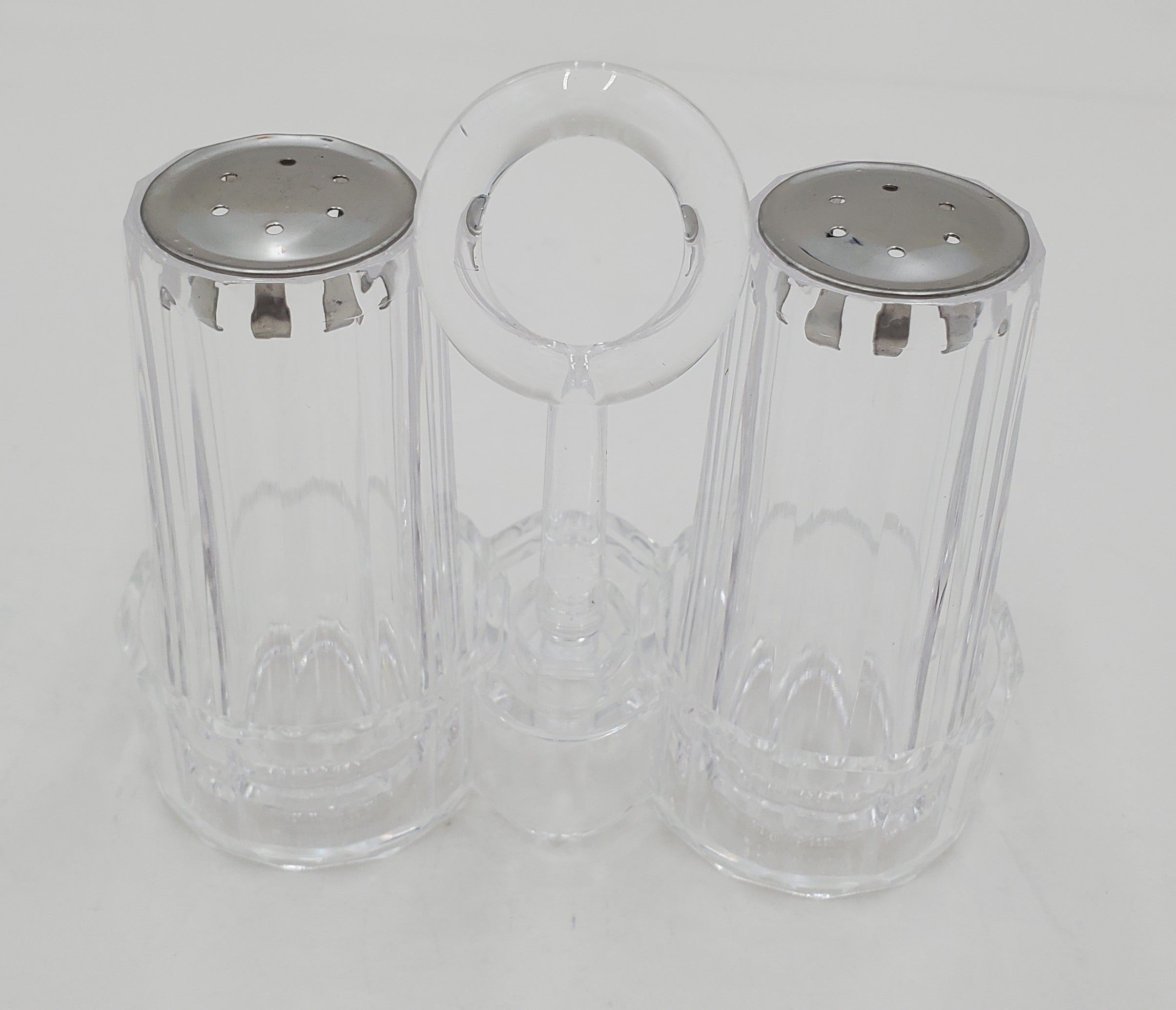 3.25x1.75 Inch Clear Glass Salt and Pepper Shaker Set - Perfect for Kitchen, Dining Table & Picnic Use