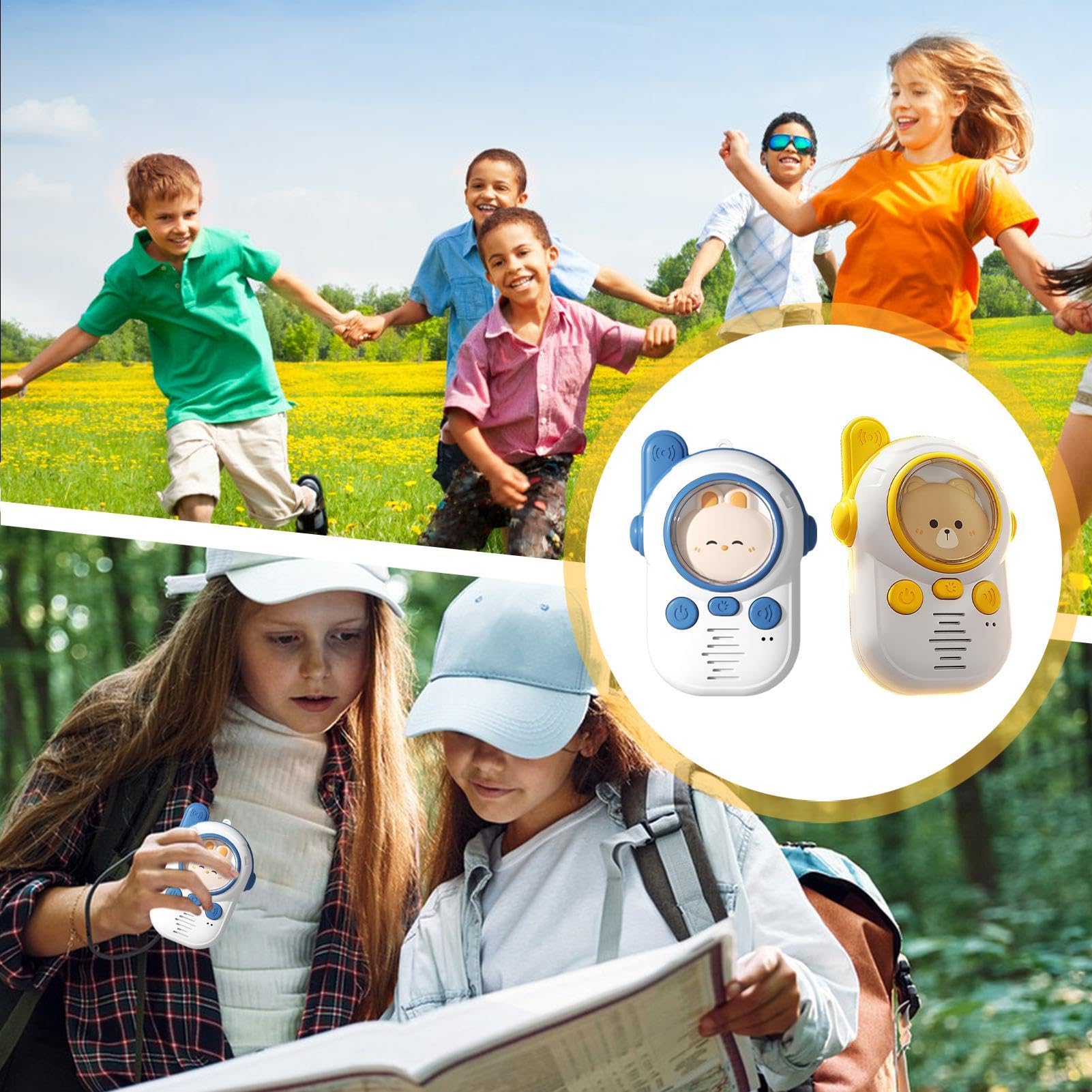 Kids Walkie Talkies Toy - 2 Way Radio for Boys & Girls, Long Range Children's Walkie Talkie for Indoor & Outdoor Play - Perfect for Backyard Adventures, Camping, and Hide & Seek Games