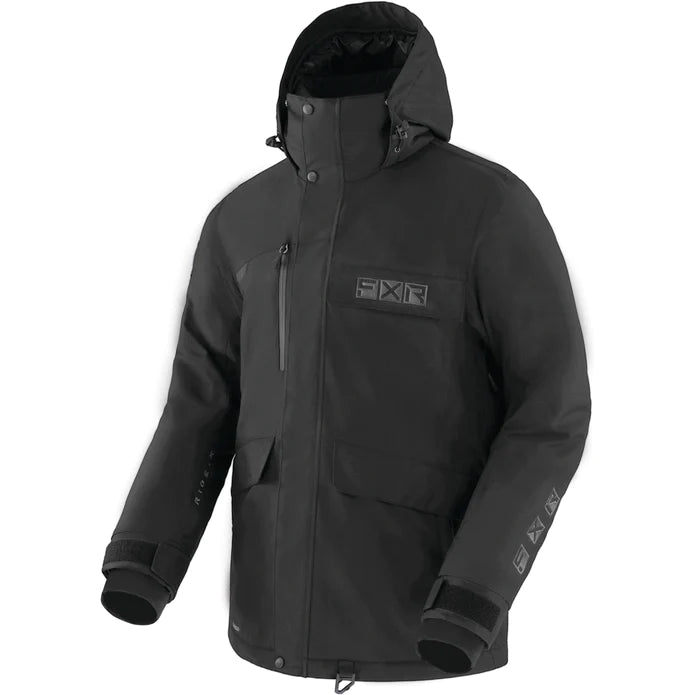 FXR Men's Chute Jacket - Lightweight Waterproof Windbreaker for Outdoor Activities, Hiking, and Motorcycling