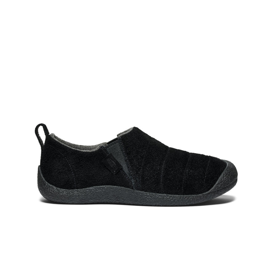 Men's Howser II Leather Shoes - Black/Black | Comfortable & Stylish for Casual Wear & Outdoor Activities