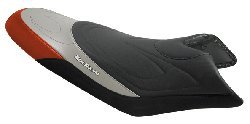 Premium Riva Seat Cover for RXP - Durable Black/Red/Silver Design - Perfect for Boating, Marine & Outdoor Adventures