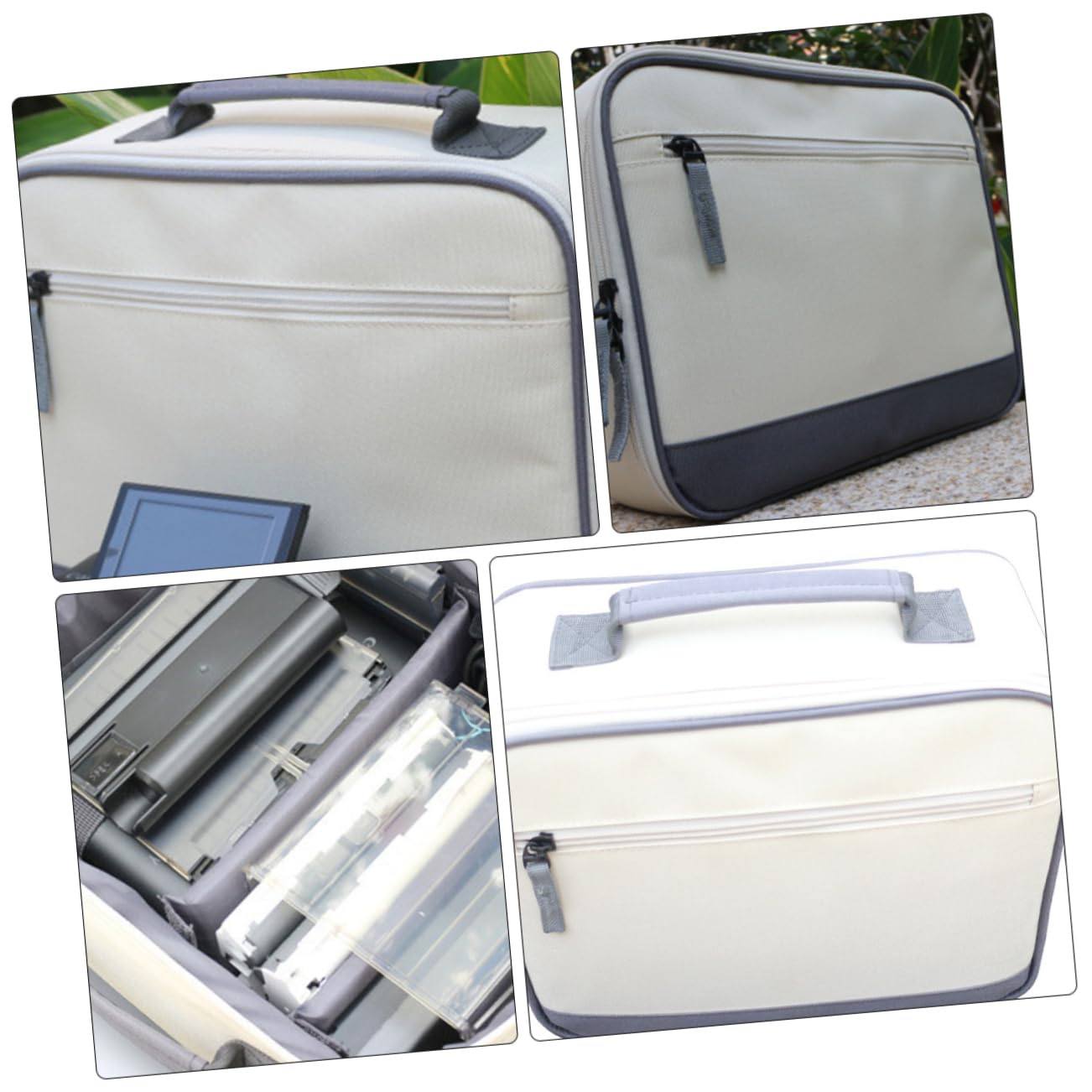 Hemobllo 2-Pack Projector Storage Pouch - Portable Organizer for Chargers & Accessories - Perfect for Travel & Office Use