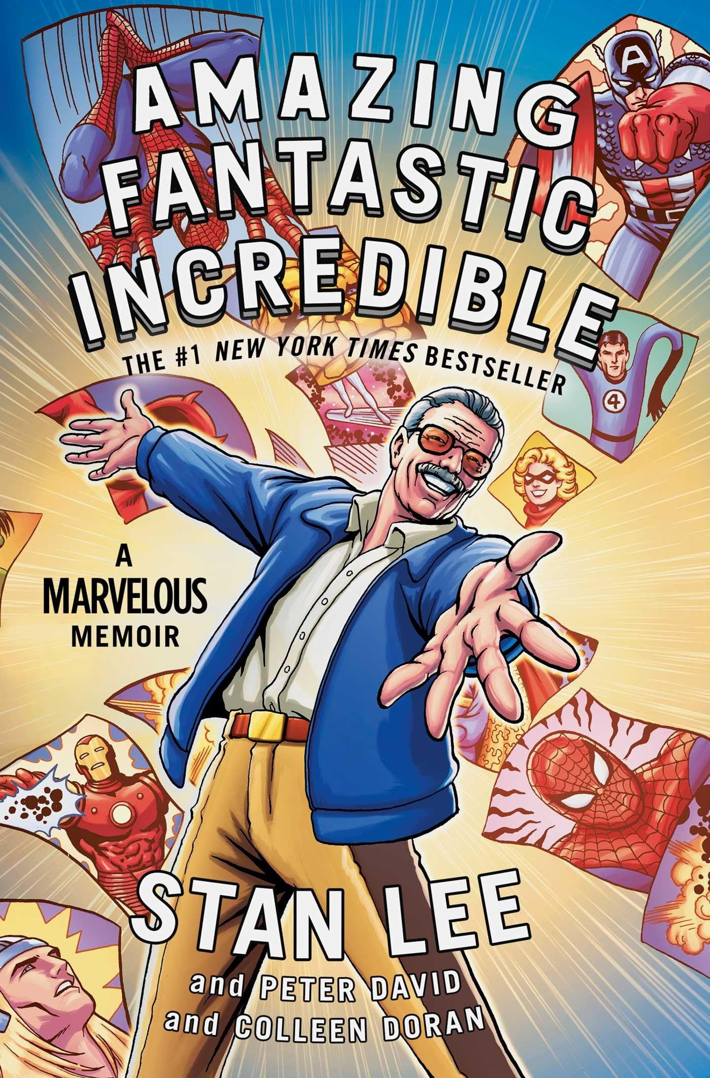 Amazing Fantastic Incredible: A Marvelous Memoir - Stan Lee's Autobiography | Superhero Storytelling for Marvel Fans & Comic Book Lovers | Perfect Gift for Collectors & Pop Culture Enthusiasts
