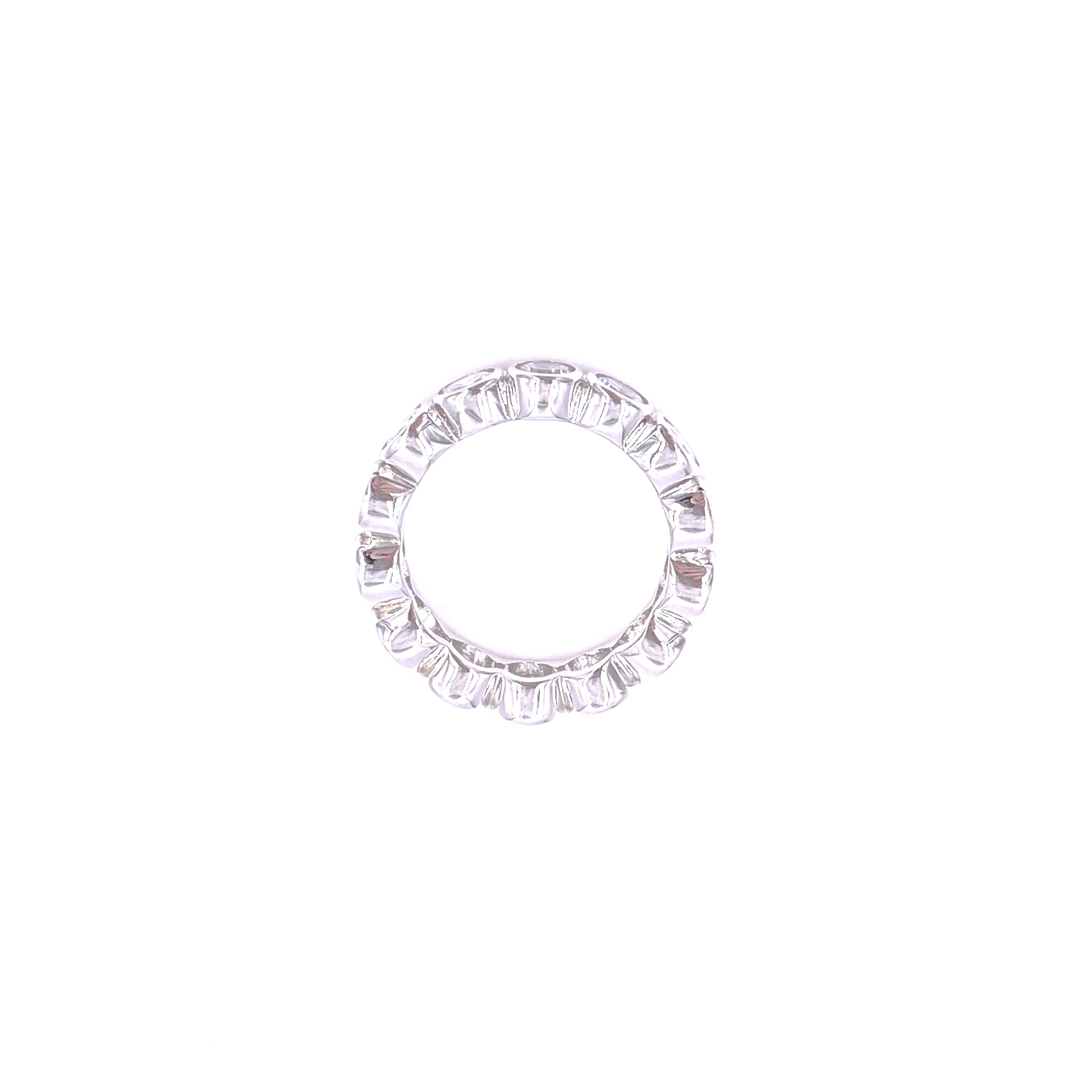Ashley Gold Sterling Silver CZ Bezel Set Band Ring for Women - Elegant Cubic Zirconia Wedding Engagement Promise Jewelry Gift for Her - Perfect for Anniversaries, Valentine's Day & Special Occasions
