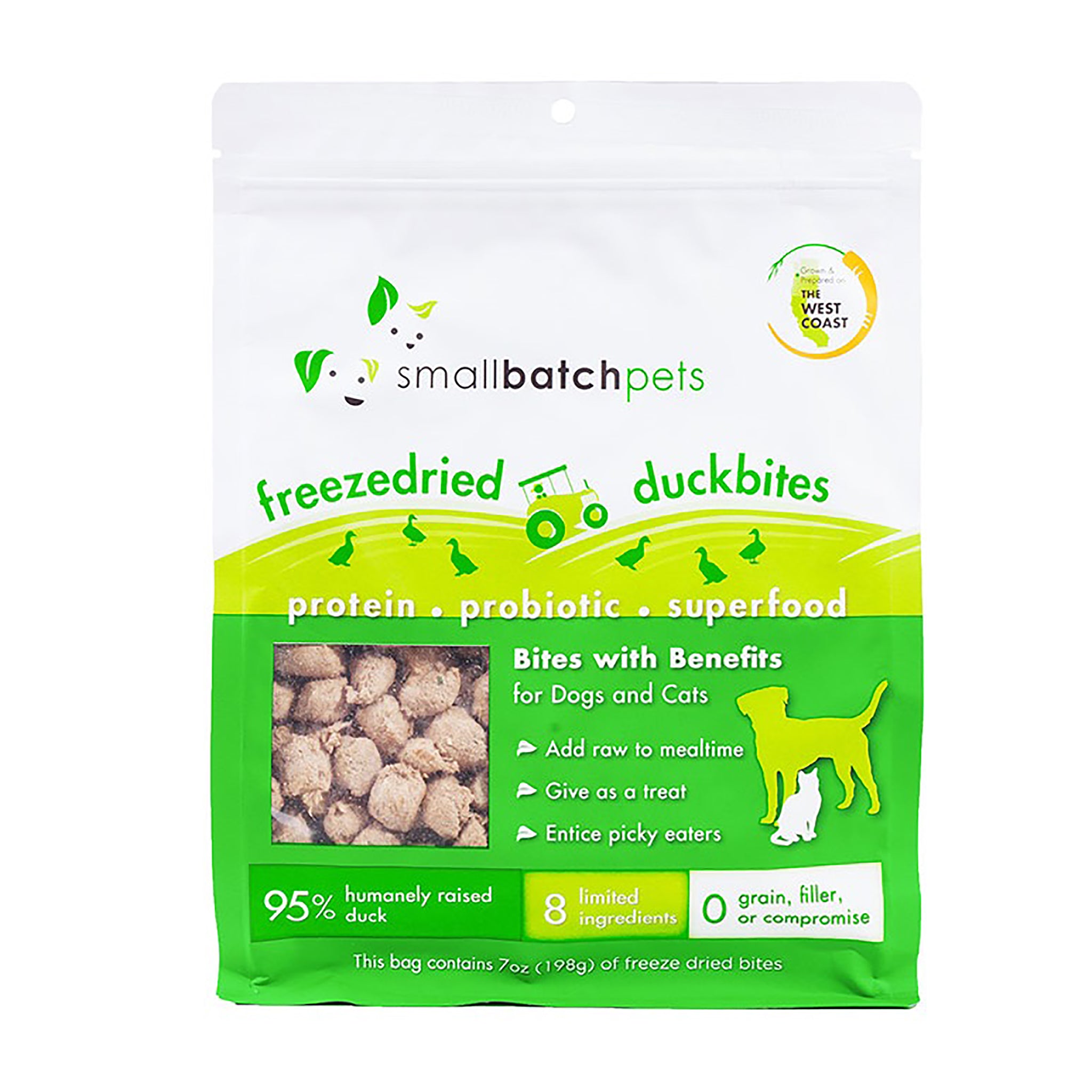 Premium Freeze Dried Duck Treats for Dogs - High Protein Superfood Booster - Perfect for Training, Rewards & Digestive Health