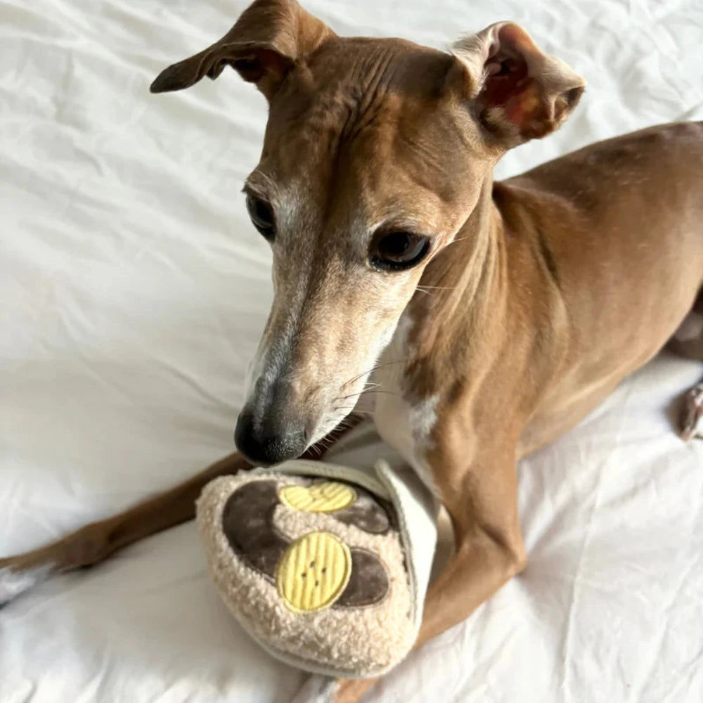 Snuffle Crepe Dog Toy - Interactive Chew Toy for Small & Large Dogs, Durable & Safe for Puppies - Perfect for Indoor Play, Training & Anxiety Relief