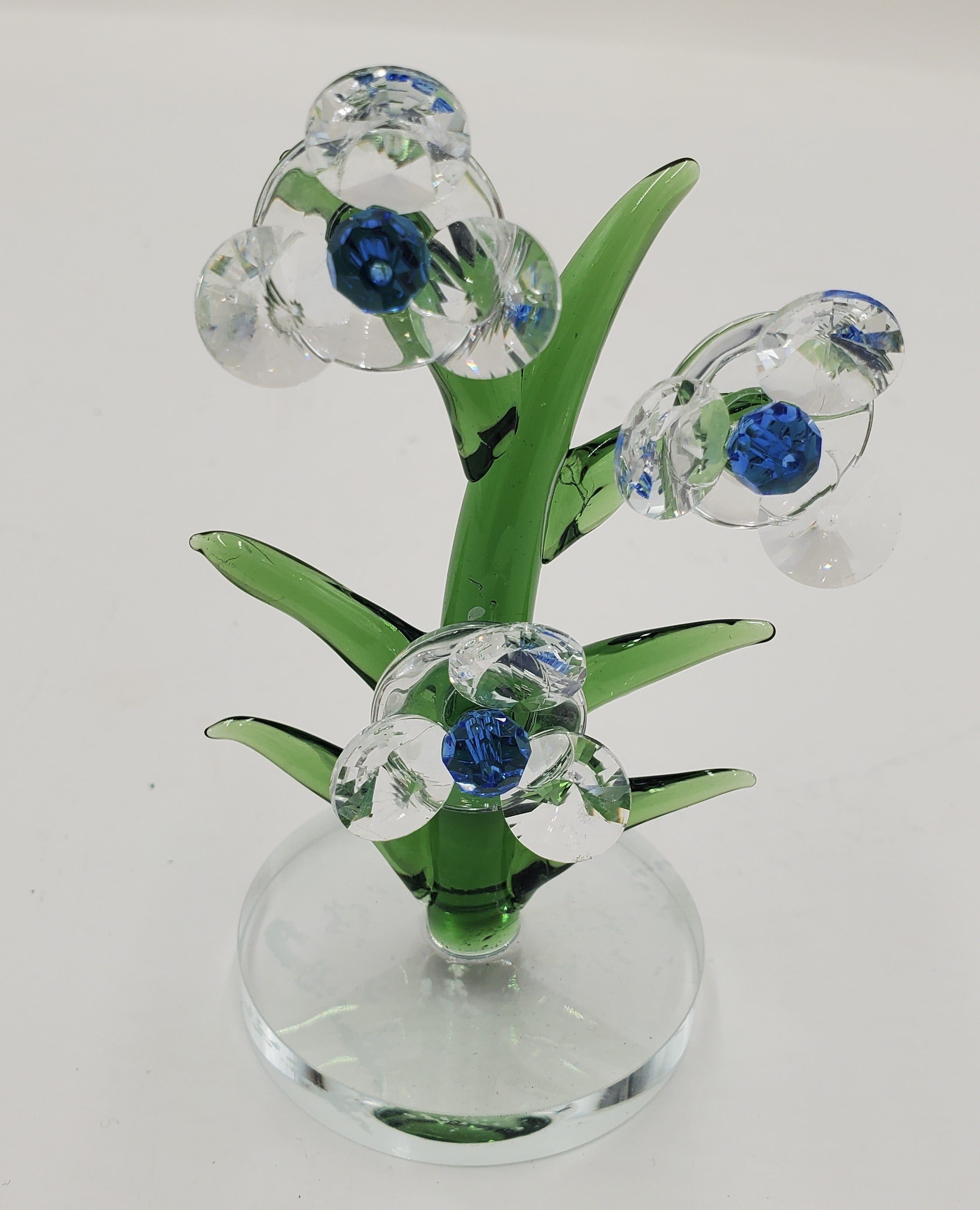 3.5x1.75 Inch Mini Decorative Glass Christmas Tree - Perfect for Holiday Table Centerpieces, Gift Toppers & Home Decor