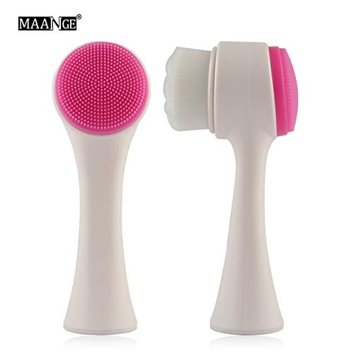 1 Pcs Manual Skin Cleaner Brush - Face & Body Exfoliator for Deep Pore Cleansing, Blackhead Removal & Massage | Perfect for Daily Skincare Routine & Spa Treatments