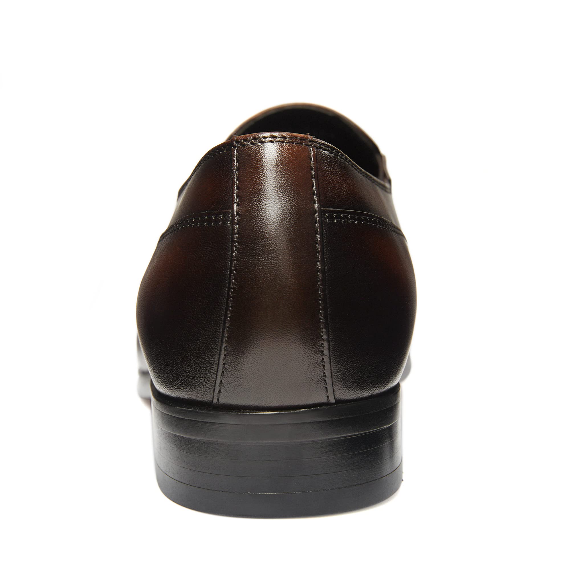 FRASOICUS Men's Leather Slip-On Loafers - Comfortable Dress Shoes for Business & Casual Wear | Perfect for Office, Wedding & Formal Occasions