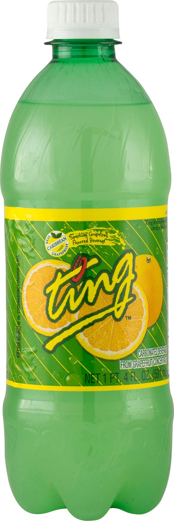 Ting Lightly Carbonated Soda - 20 Oz Cans (24 Pack) | Refreshing Citrus Flavored Sparkling Drink | Perfect for Parties, BBQs & Office Refreshments