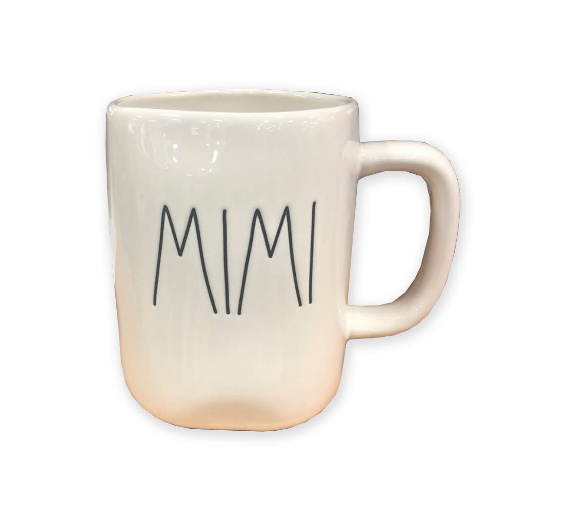 Rae Dunn MIMI Pink Ceramic Tea, Soup & Coffee Mug - 2020 Limited Edition Collectible - Perfect for Hot Beverages, Soups & Home Decor