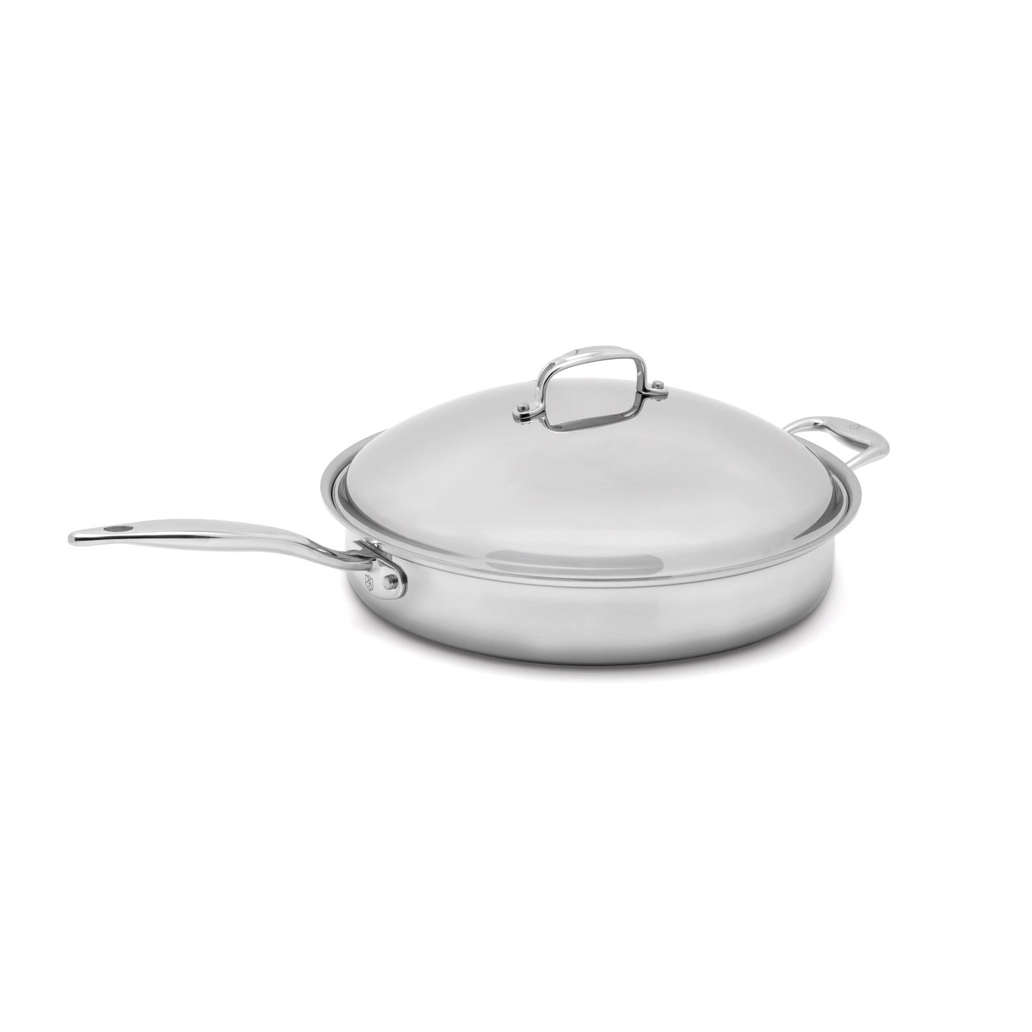 Premium Titanium Series 5 Quart Sauté Pan with Glass Lid - Nonstick Cookware for Professional Chefs & Home Cooking, Perfect for Searing, Frying & Simmering