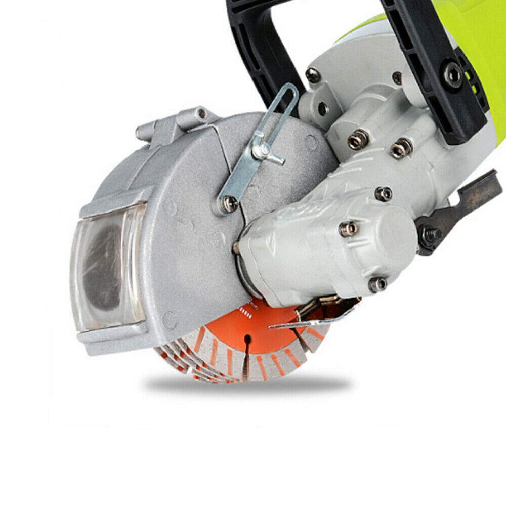 4KW Electric Wall Groove Cutting Machine - Wall Milling & Slotting Cutter with 5 Circular Saw Blades for Concrete, Brick & Tile - Perfect for Construction, Renovation & Plumbing Projects