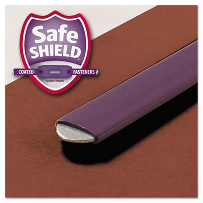 Self-Tab Pressboard Classification Folders - Legal Size, 4-Section, Red, 10 per Box (50 Total) - Perfect for Office, School, and Legal Document Organization