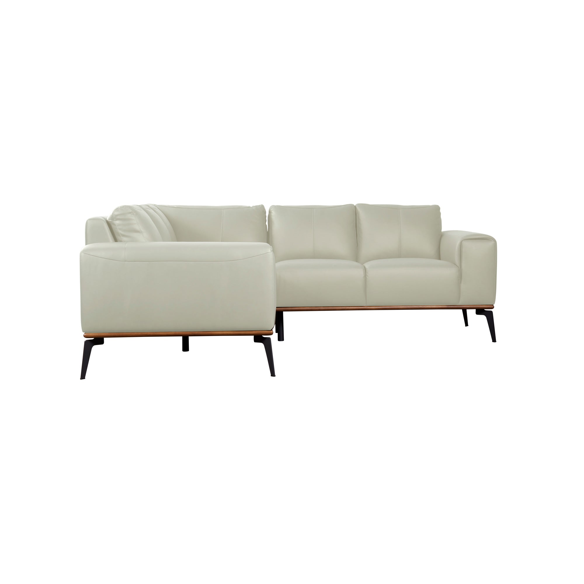 Medici Sectional Sofa - Modern L-Shaped Couch with Reversible Chaise for Living Room, Family Room & Home Theater - Soft Fabric Upholstery & Sturdy Wooden Frame