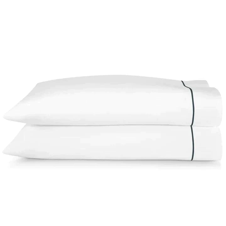 Luxury Embroidered Percale Pillowcases Set of 2 - 100% Cotton Hotel Quality Bedding for Ultimate Comfort - Perfect for Master Bedroom, Guest Room & Home Decor