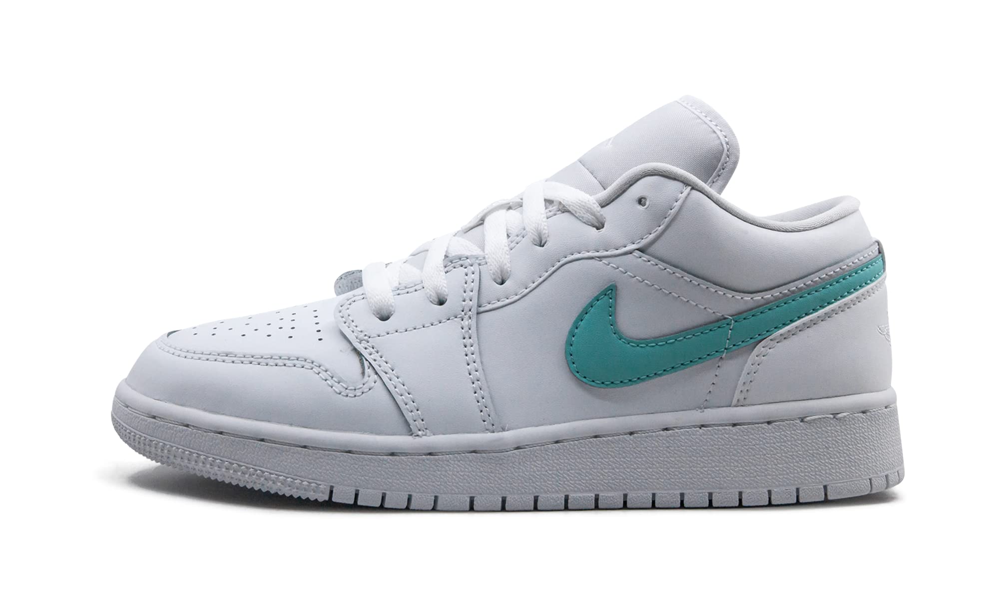Jordan Youth Air 1 Low (GS) Multicolor Swoosh Sneakers - CW7035-100 - Size Options - Perfect for School, Sports & Casual Wear