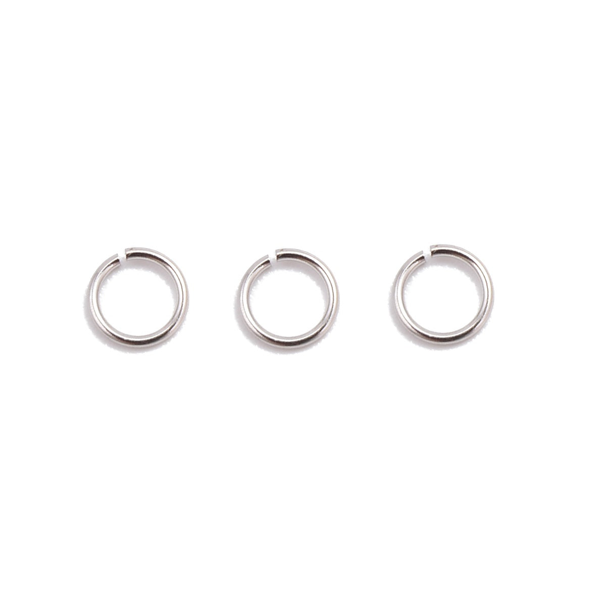 Premium 304 Stainless Steel Jump Rings - 4mm to 16mm (8 Sizes) - Durable & Rustproof Jewelry Making Supplies - Perfect for DIY Bracelets, Necklaces, Keychains & Craft Projects - Sold per Bag