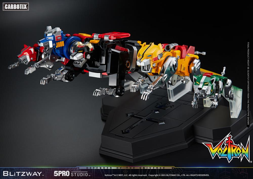 Blitzway Voltron: Defender of the Universe Carbotix Series Collectible Action Figure - Perfect for Display, Anime Fans & Sci-Fi Collectors