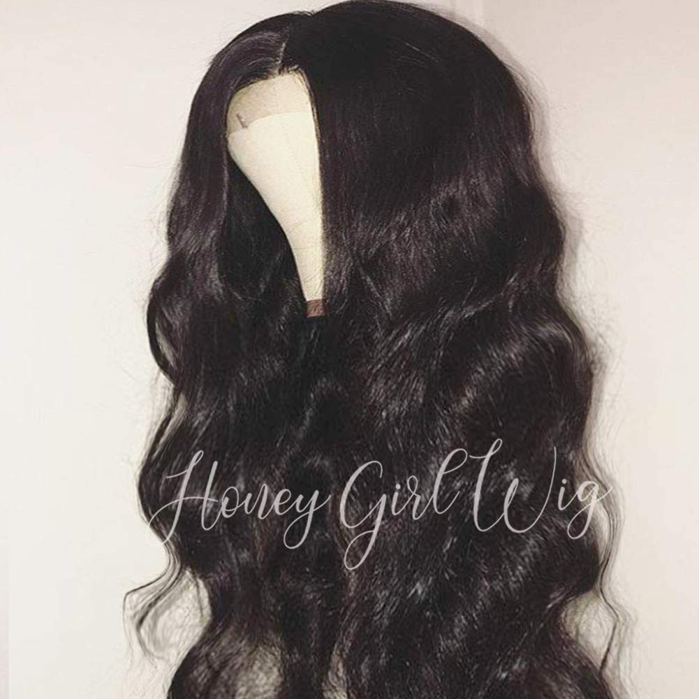 10A Brazilian Human Hair Wigs for Black Women - Glueless 13x6 Lace Front Wig with Baby Hair & Pre Plucked Wavy Invisible Knots - 20
