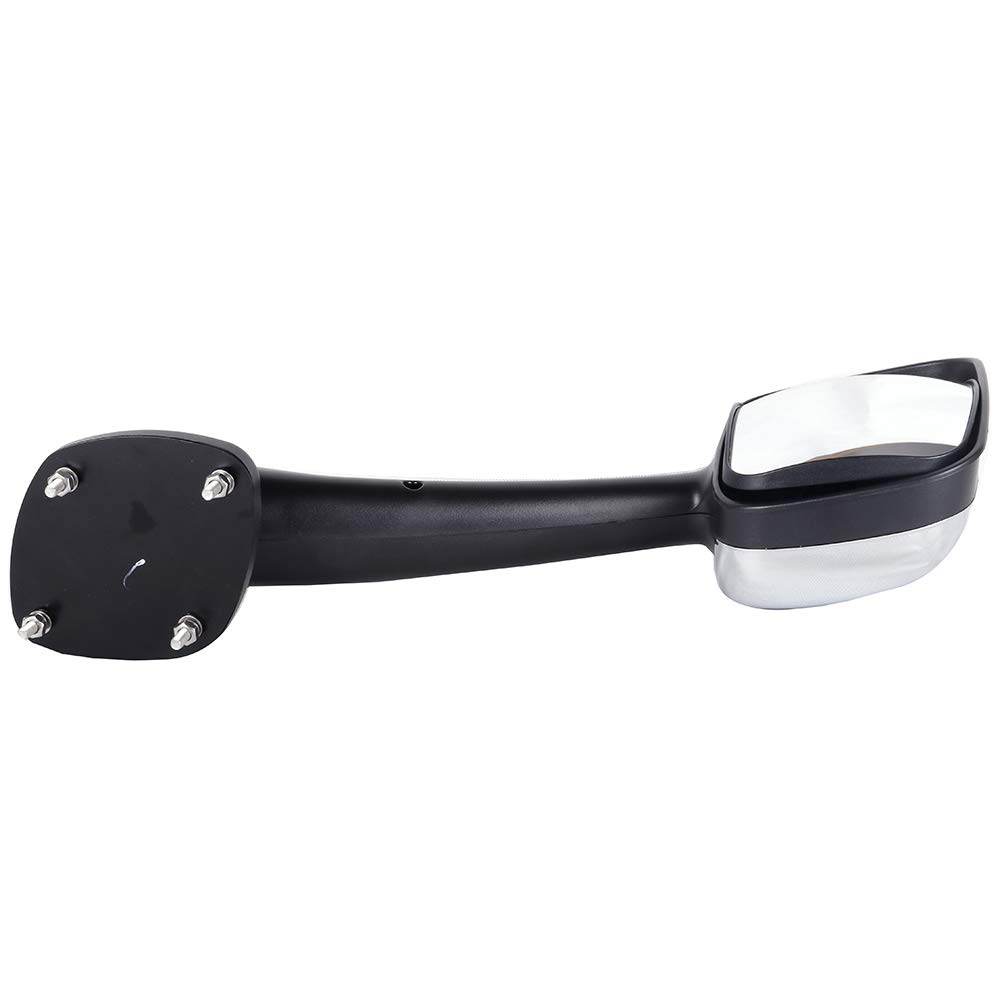 CCiyu Manual Adjust Chrome Towing Mirror - Left Side (LH) Compatible with 2008-2016 Freightliner Cascadia | Durable Replacement Truck Mirror for Enhanced Visibility & Safe Towing