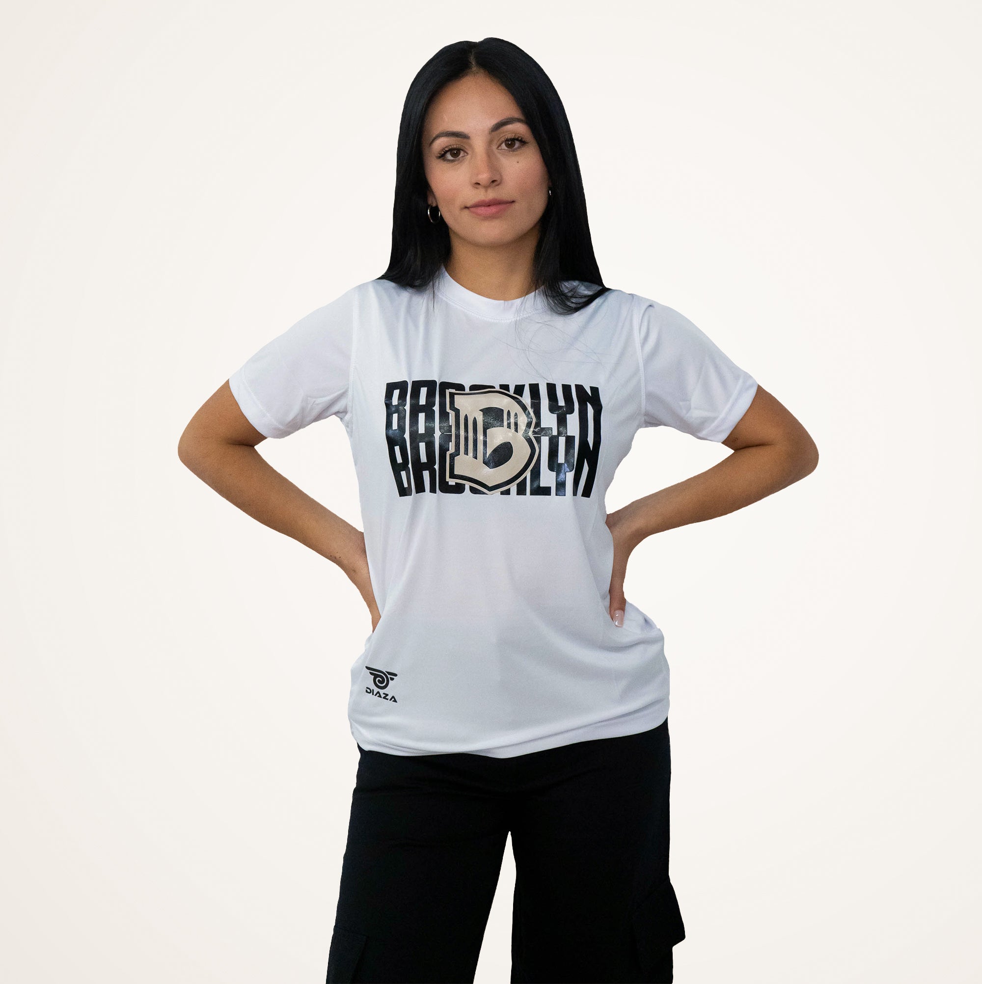 Brooklyn FC Women's White T-Shirt - Comfortable Cotton Soccer Jersey for Fans & Players - Perfect for Game Day, Training & Casual Wear