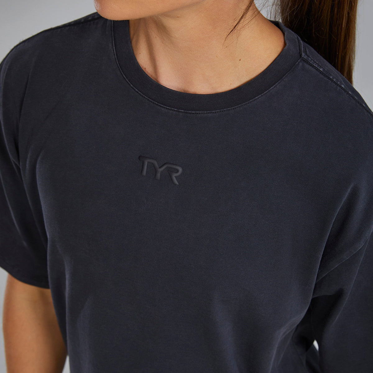 TYR Unisex Garment Dyed Oversized T-Shirt - Soft Cotton Casual Tee for Men & Women | Perfect for Streetwear, Lounge & Everyday Wear